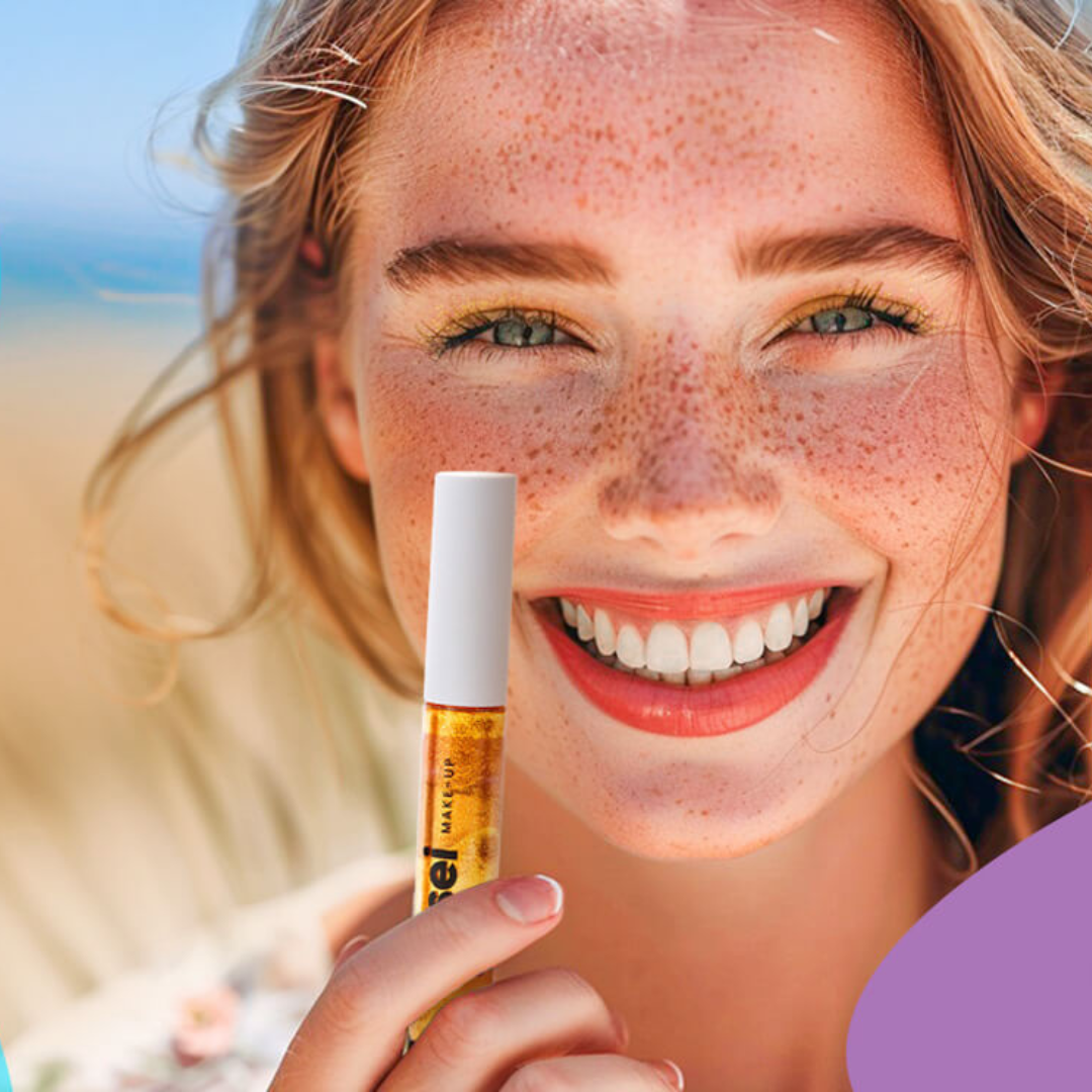 Ombretto dorato con attivi skincare - makeup ibrido idratante illuminante