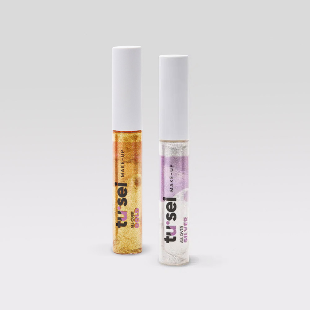 Effetto luminoso argento viso corpo - makeup multifunzione finish metallico