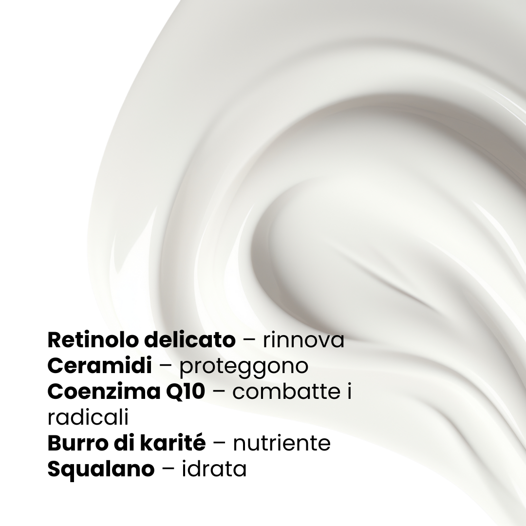 Texture emulsione anti-age - formula leggera attivi antietà rassodanti