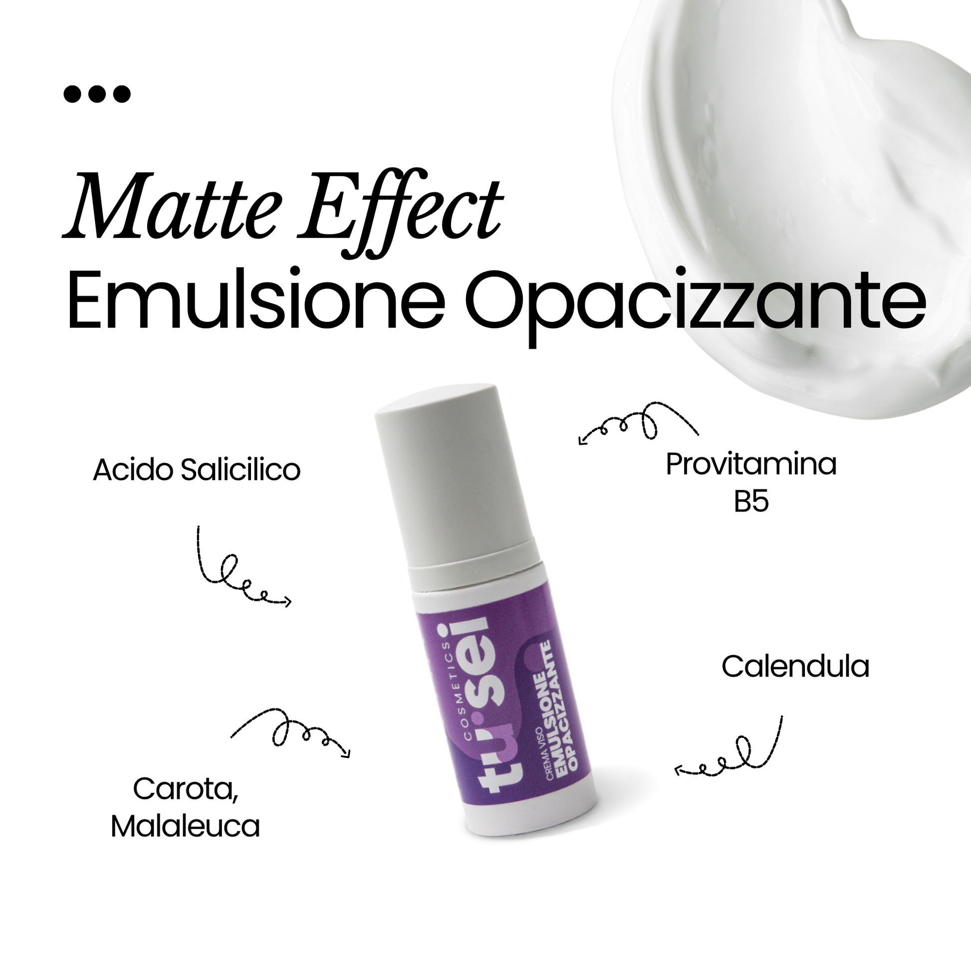 Emulsione Matte Effect opacizzante - controllo sebo e luminosità naturale